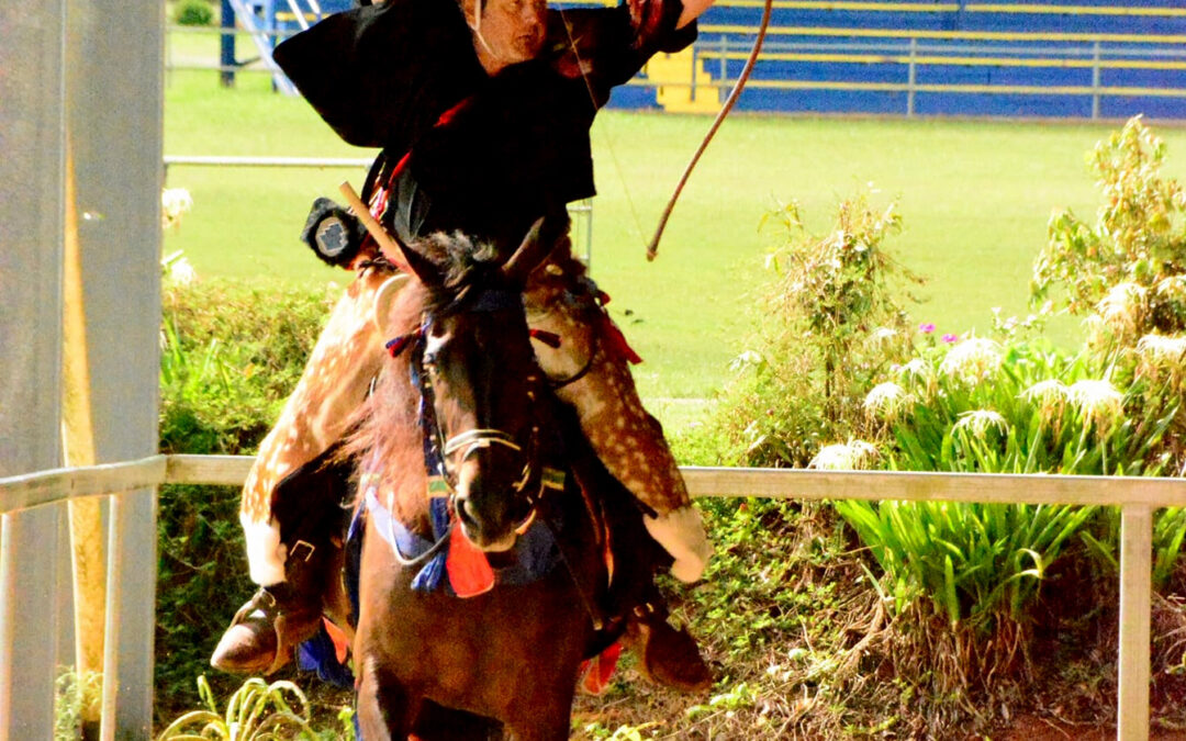 Japanese and Traditional Horse and Bow